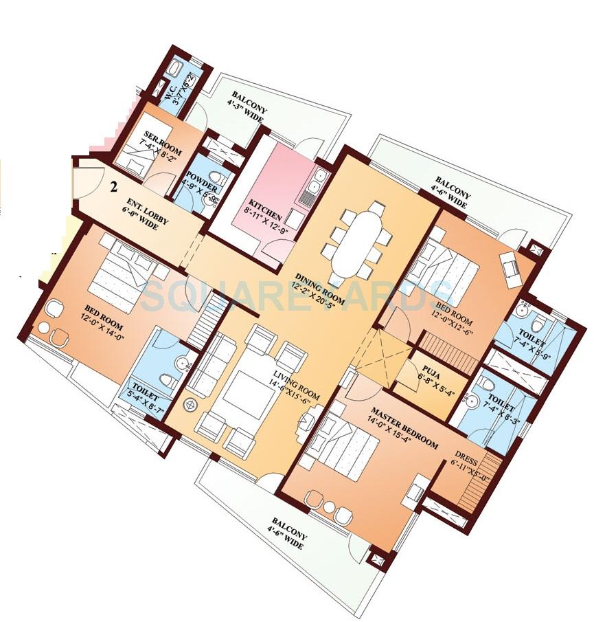 Parsvnath Exotica — floor plan 1