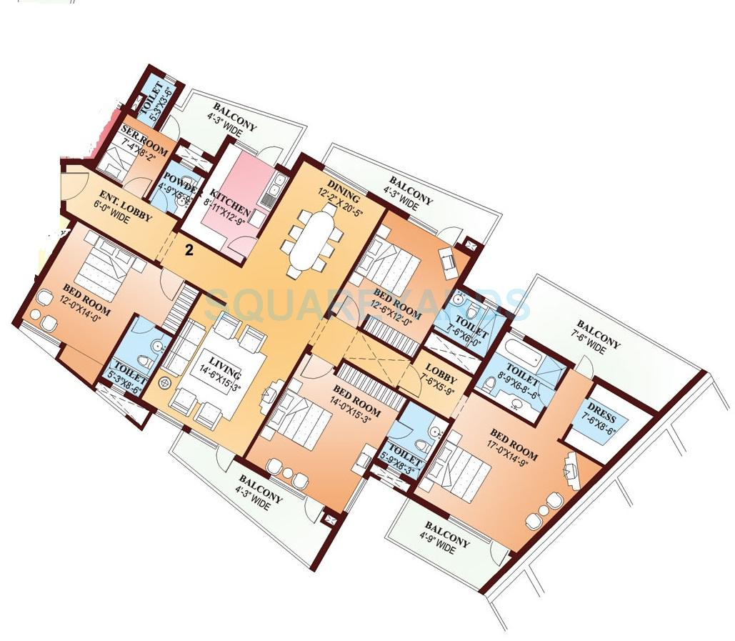 Parsvnath Exotica — floor plan 11