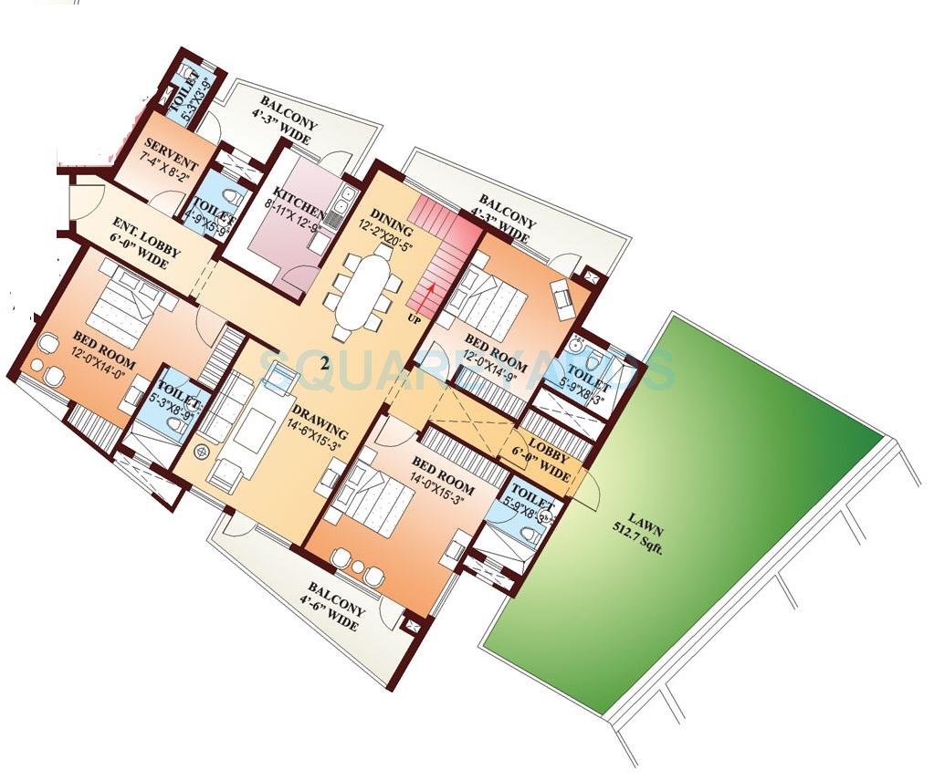 Parsvnath Exotica — floor plan 2