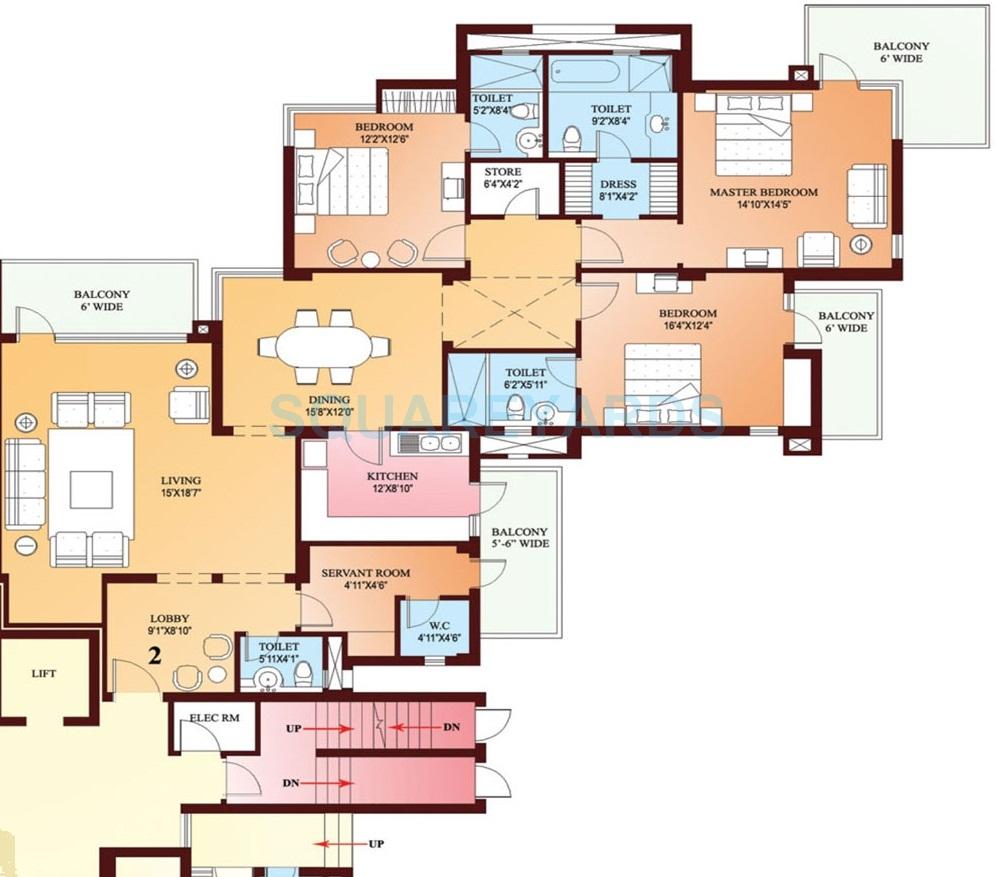 Parsvnath Exotica — floor plan 3