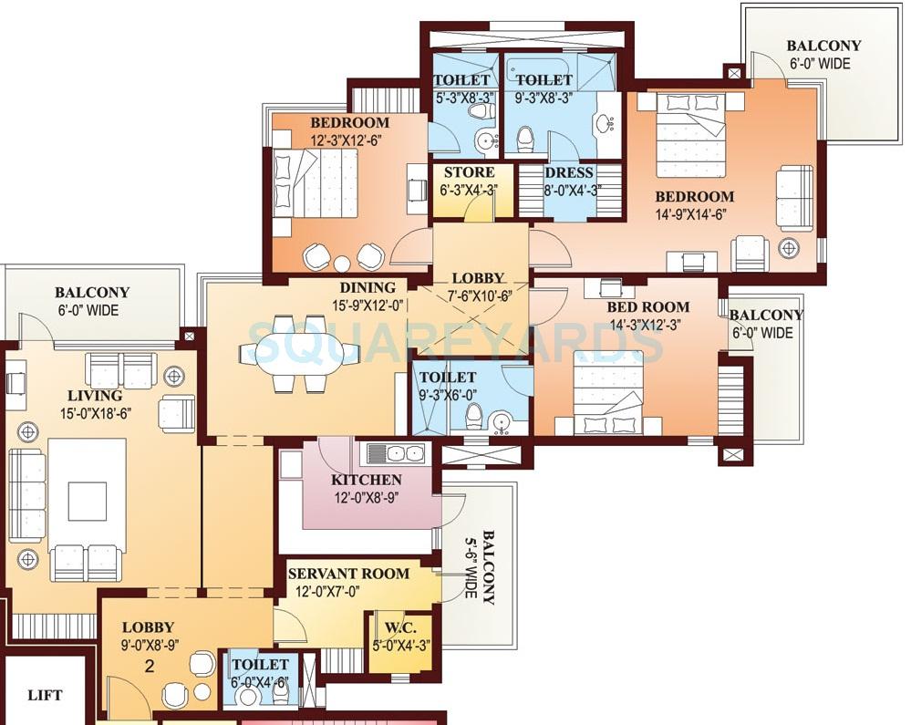 Parsvnath Exotica — floor plan 4