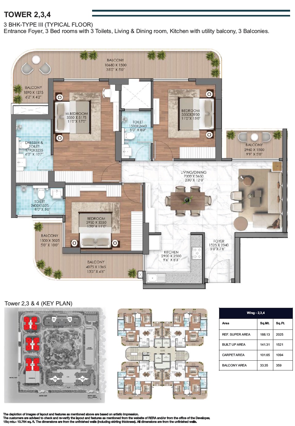 Mahagun My Laagoon — floor plan 1