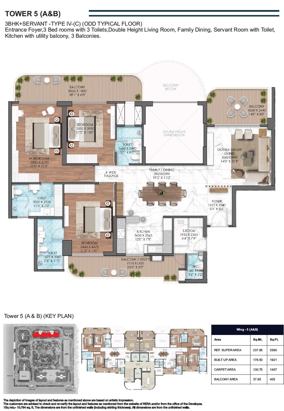 Mahagun My Laagoon — floor plan 3