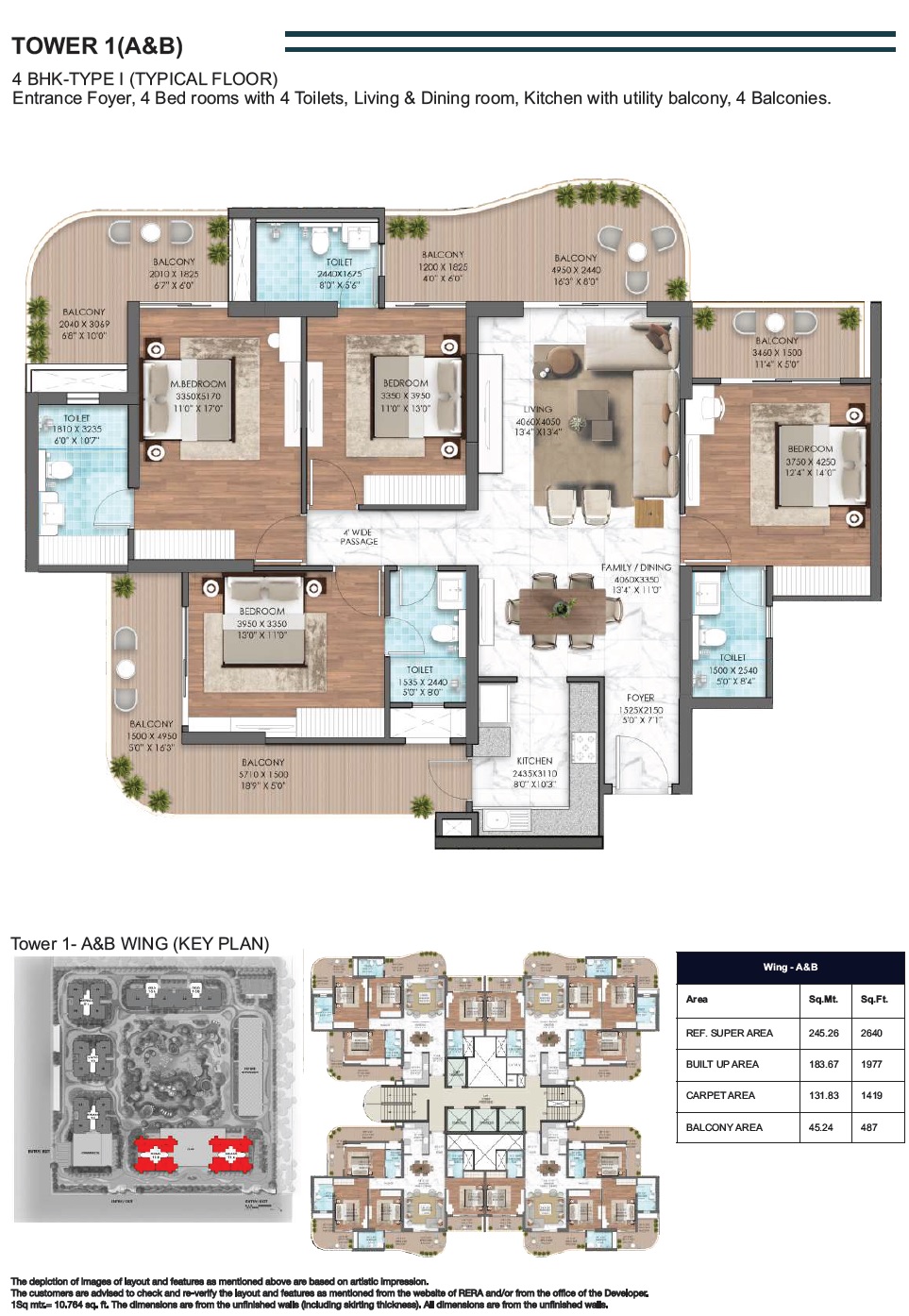Mahagun My Laagoon — floor plan 5