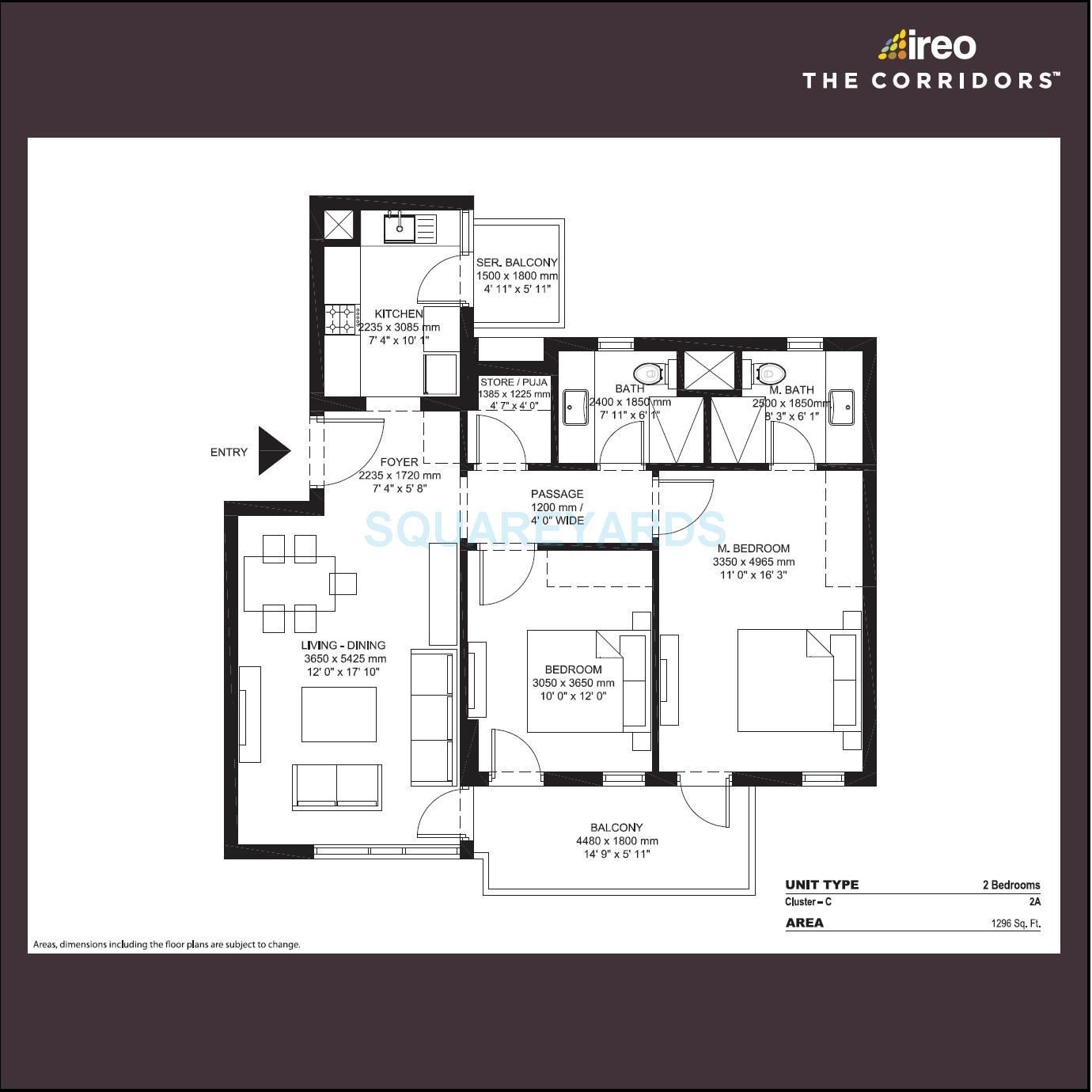 Ireo The Corridors — floor plan 1