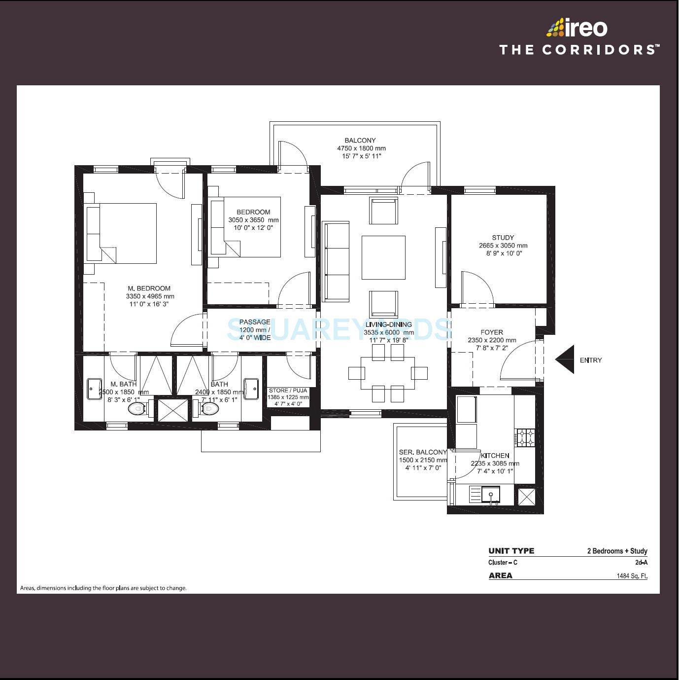 Ireo The Corridors — floor plan 2