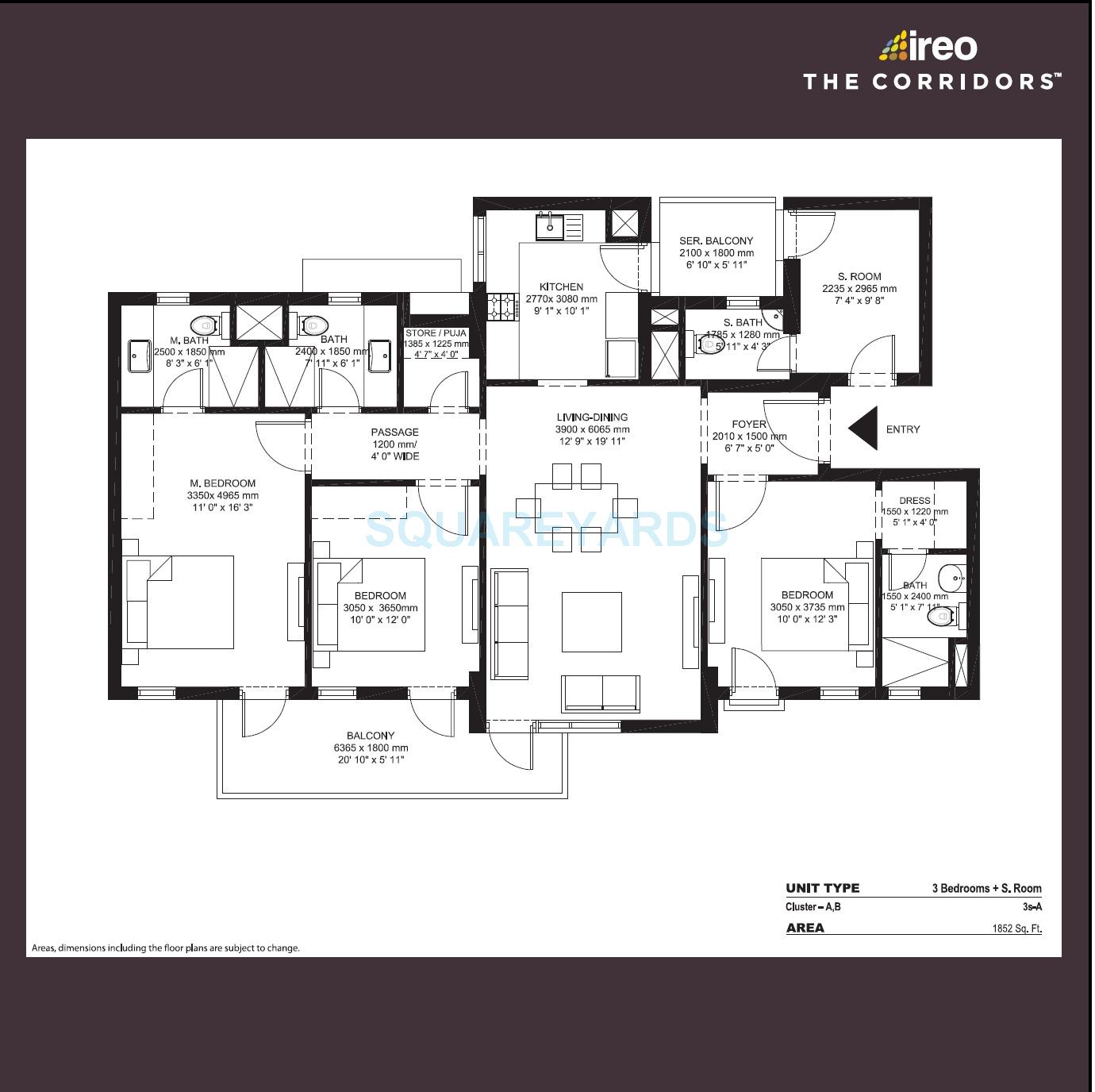 Ireo The Corridors — floor plan 4