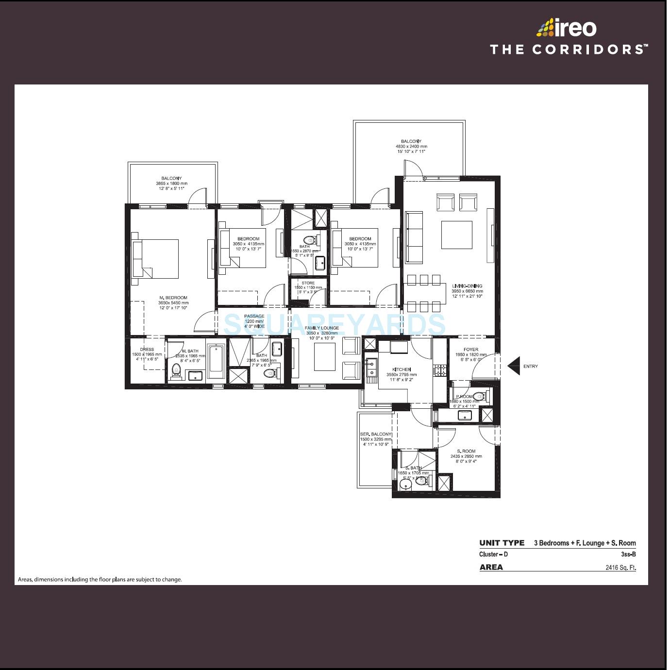 Ireo The Corridors — floor plan 5