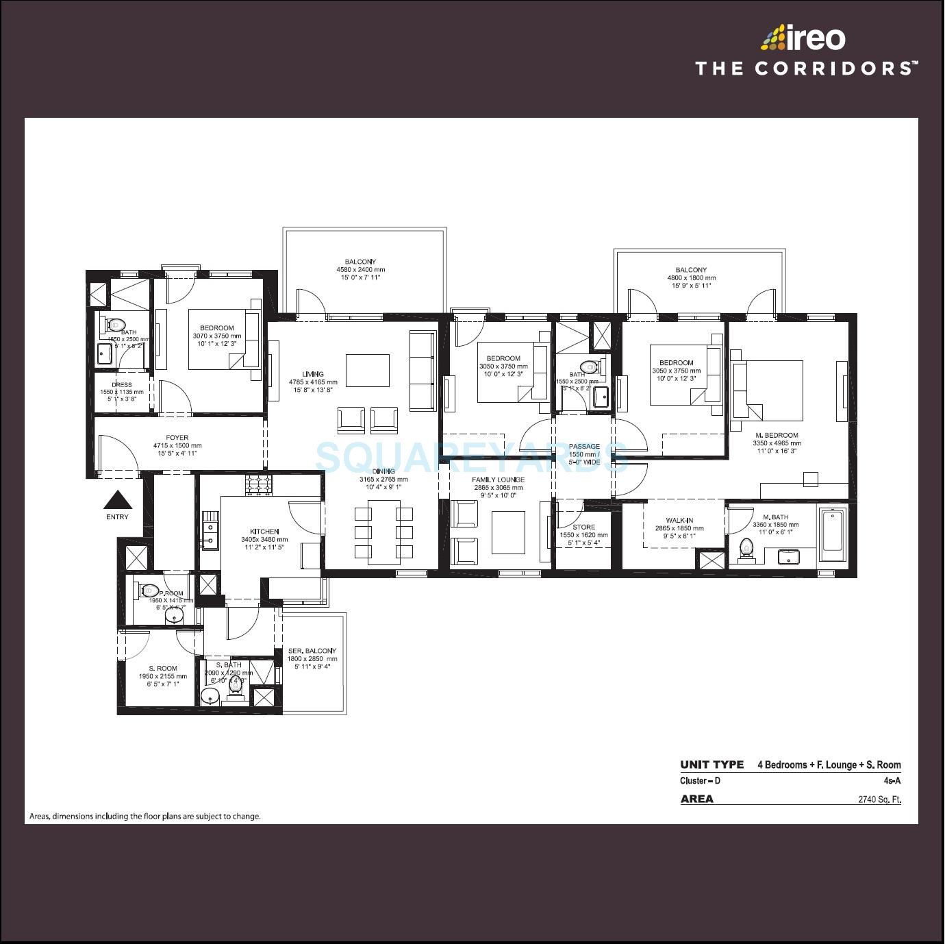 Ireo The Corridors — floor plan 6
