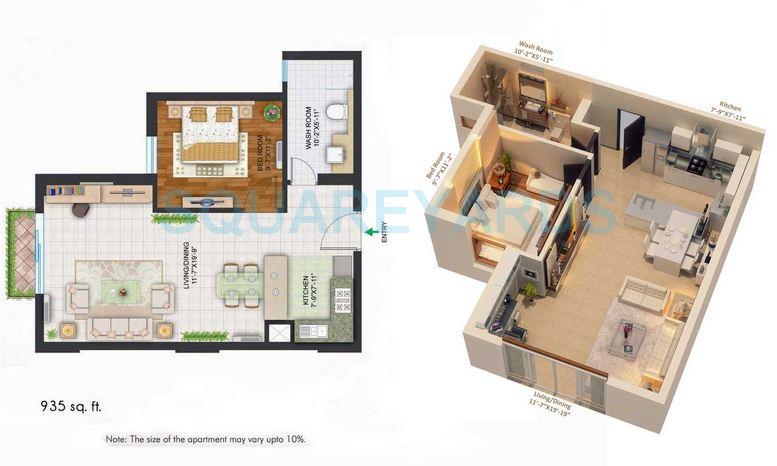 Central Park II-The Room — floor plan 2