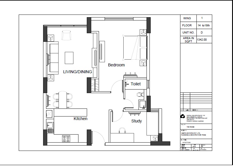 Central Park II-The Room — floor plan 3
