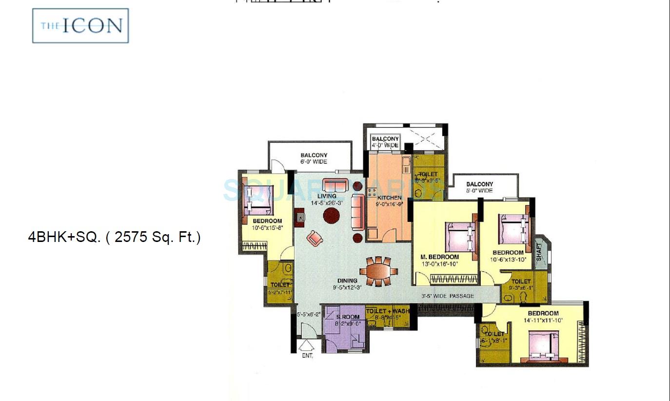 DLF The Icon — floor plan 1