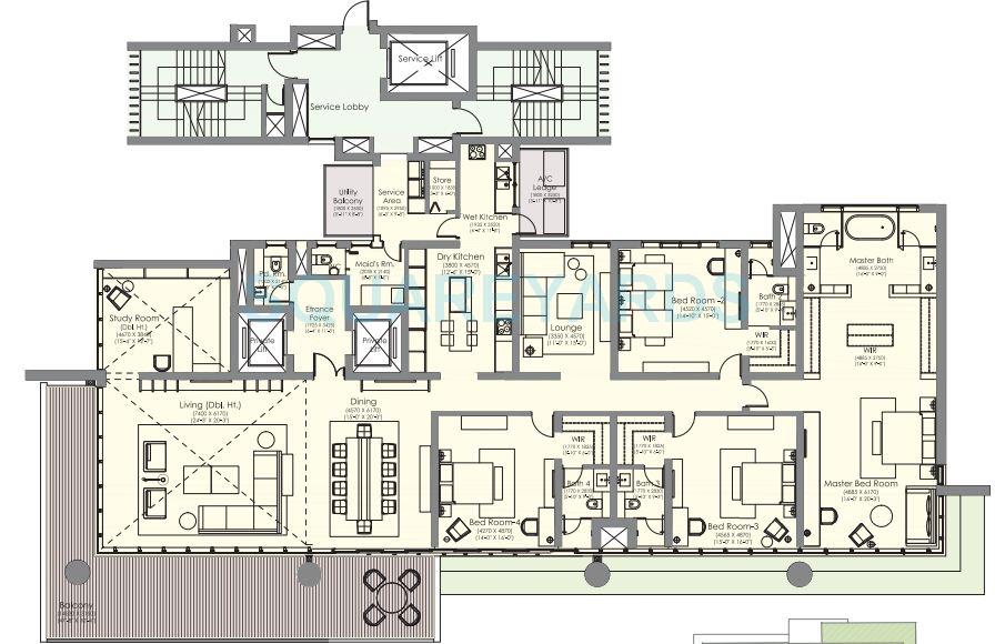 Ireo Gurgaon Hills — floor plan 2