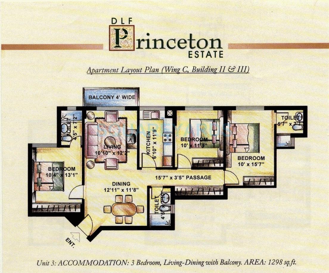 DLF The Princeton Estate — floor plan 5