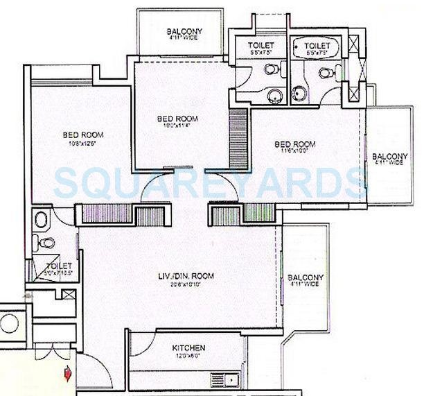 Ansal Valley View Estate — floor plan 4