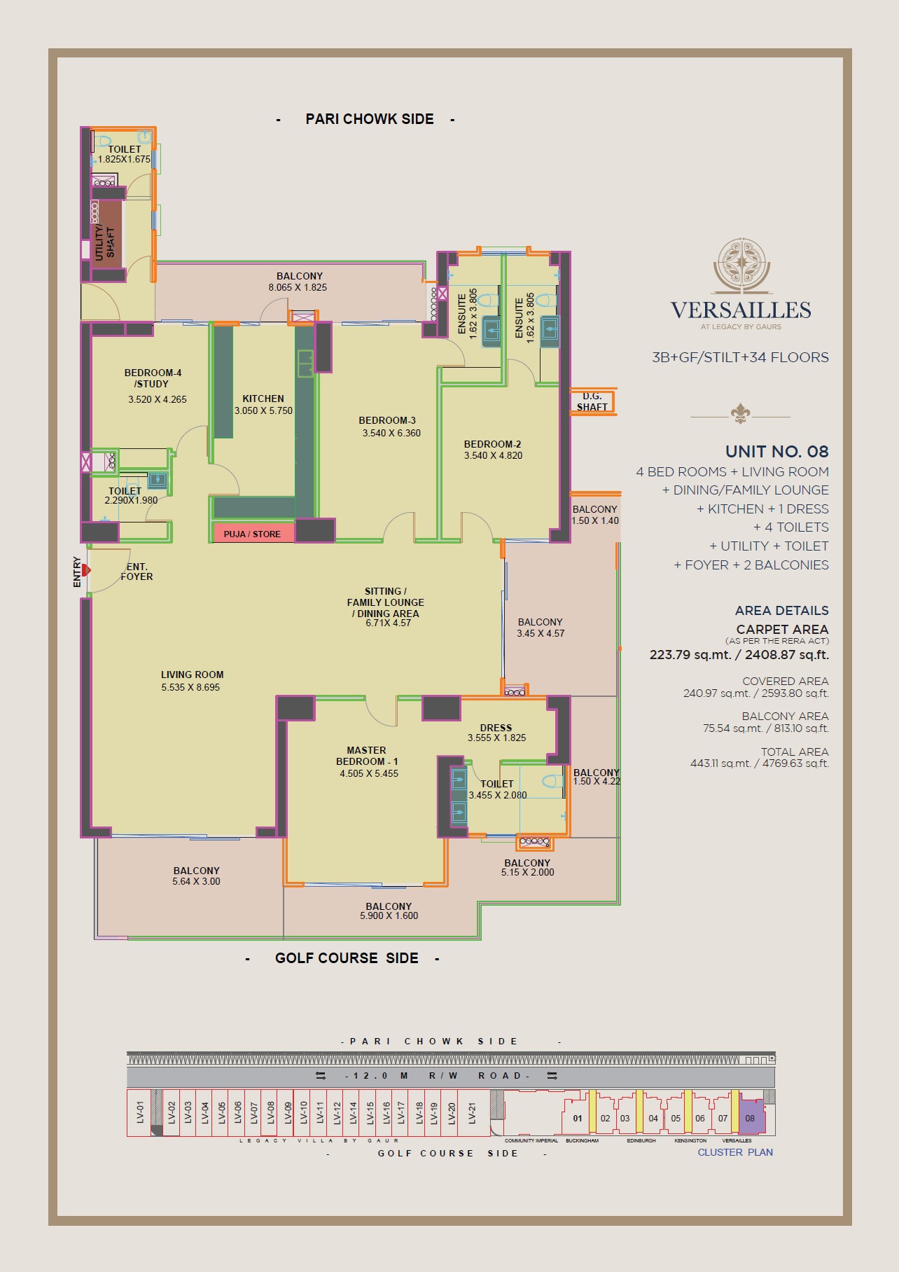 Gaur Legacy — floor plan 3