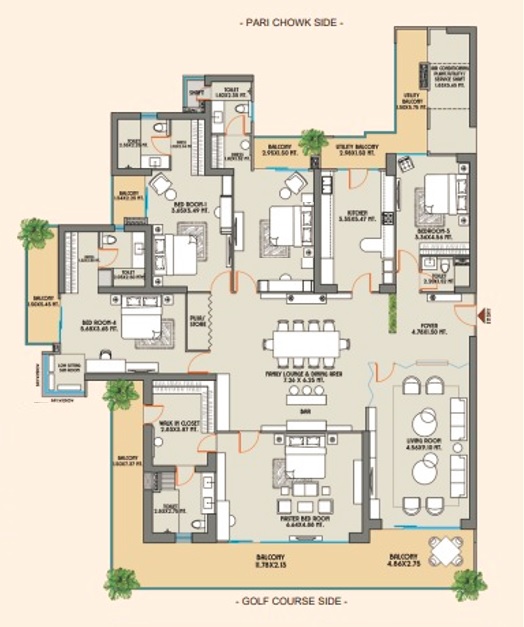 Gaur Legacy — floor plan 5