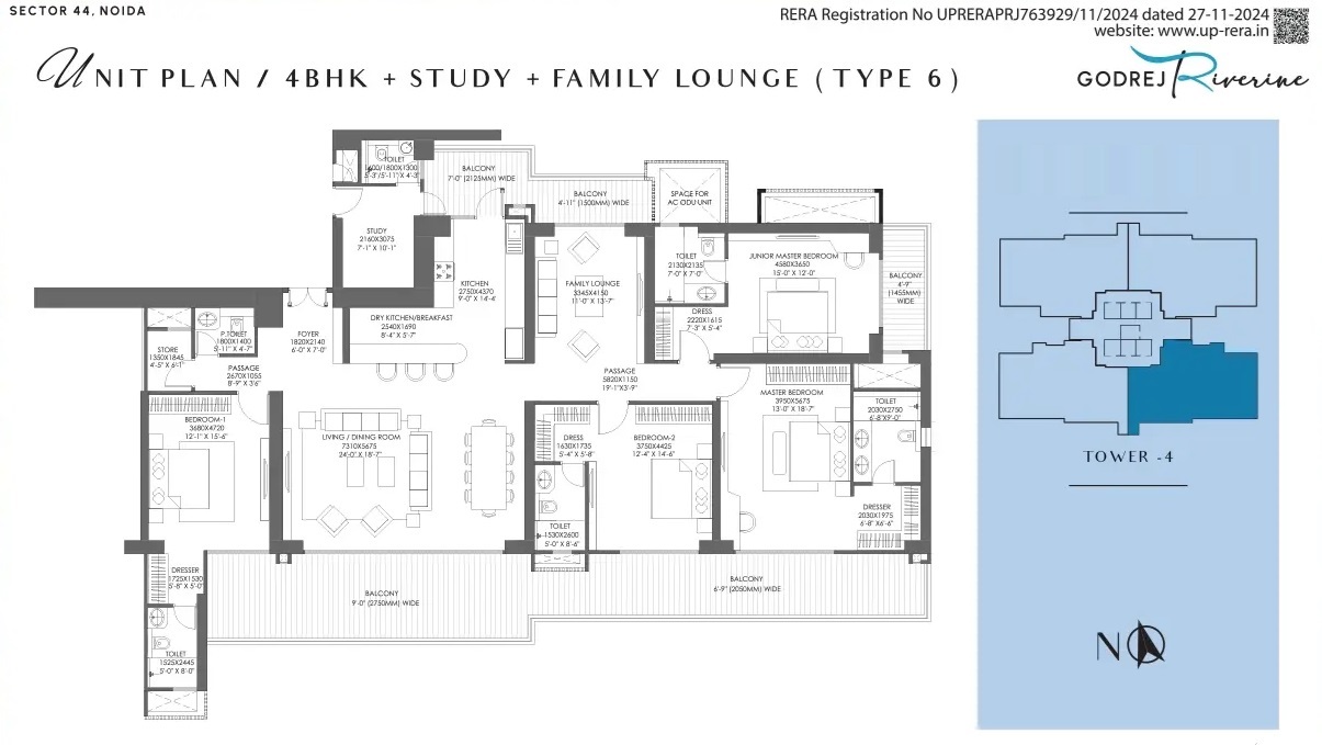 Godrej Riverine — floor plan 3