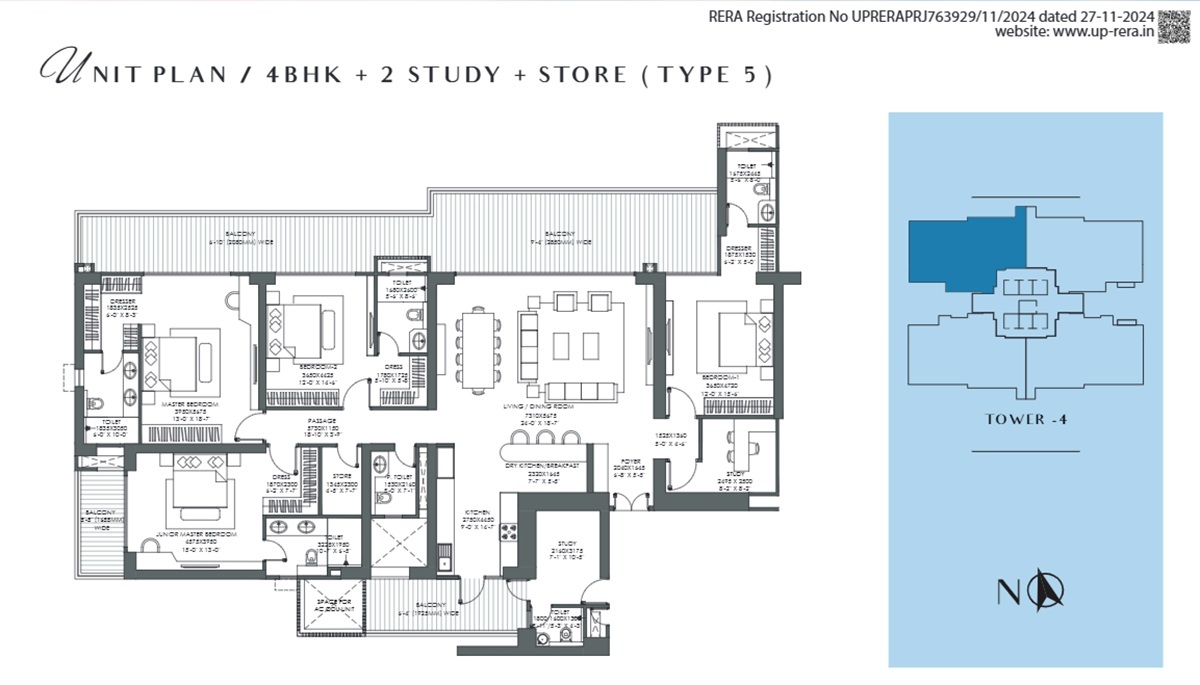 Godrej Riverine — floor plan 4