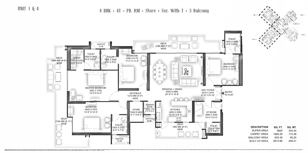 VVIP Addresses Greater Noida West — floor plan 3