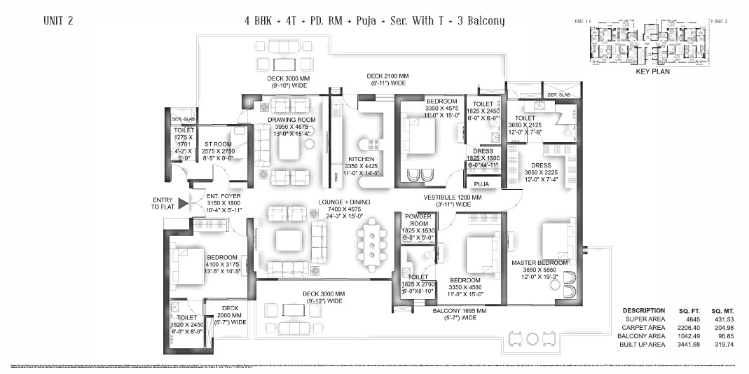 VVIP Addresses Greater Noida West — floor plan 7