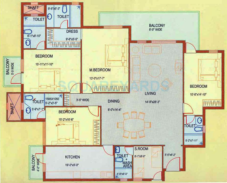 DLF Westend Heights — floor plan 2