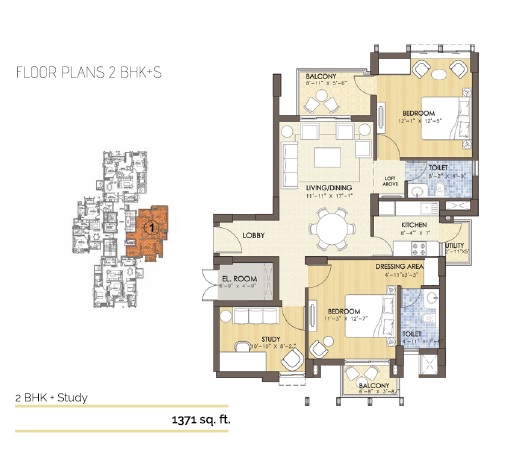 ASF Insignia Isle-De-Royale Residences — floor plan 1