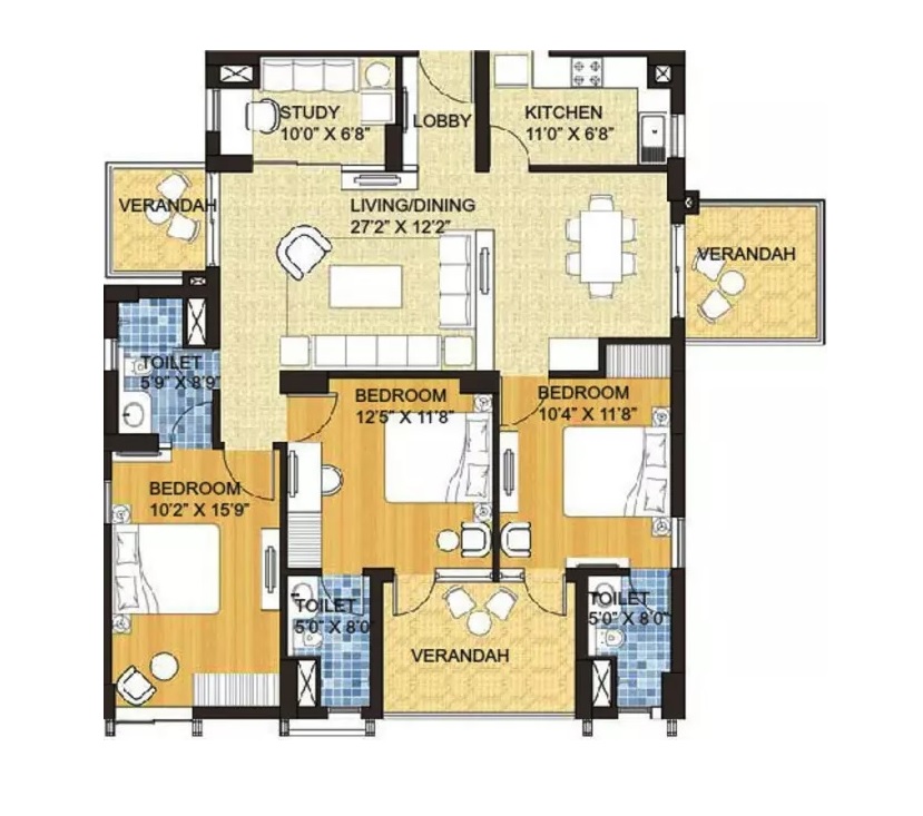 ASF Insignia Isle-De-Royale Residences — floor plan 5