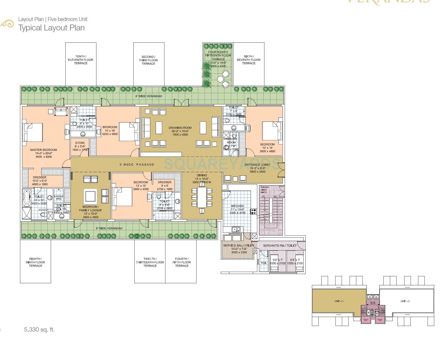 Salcon The Verandas — floor plan 2