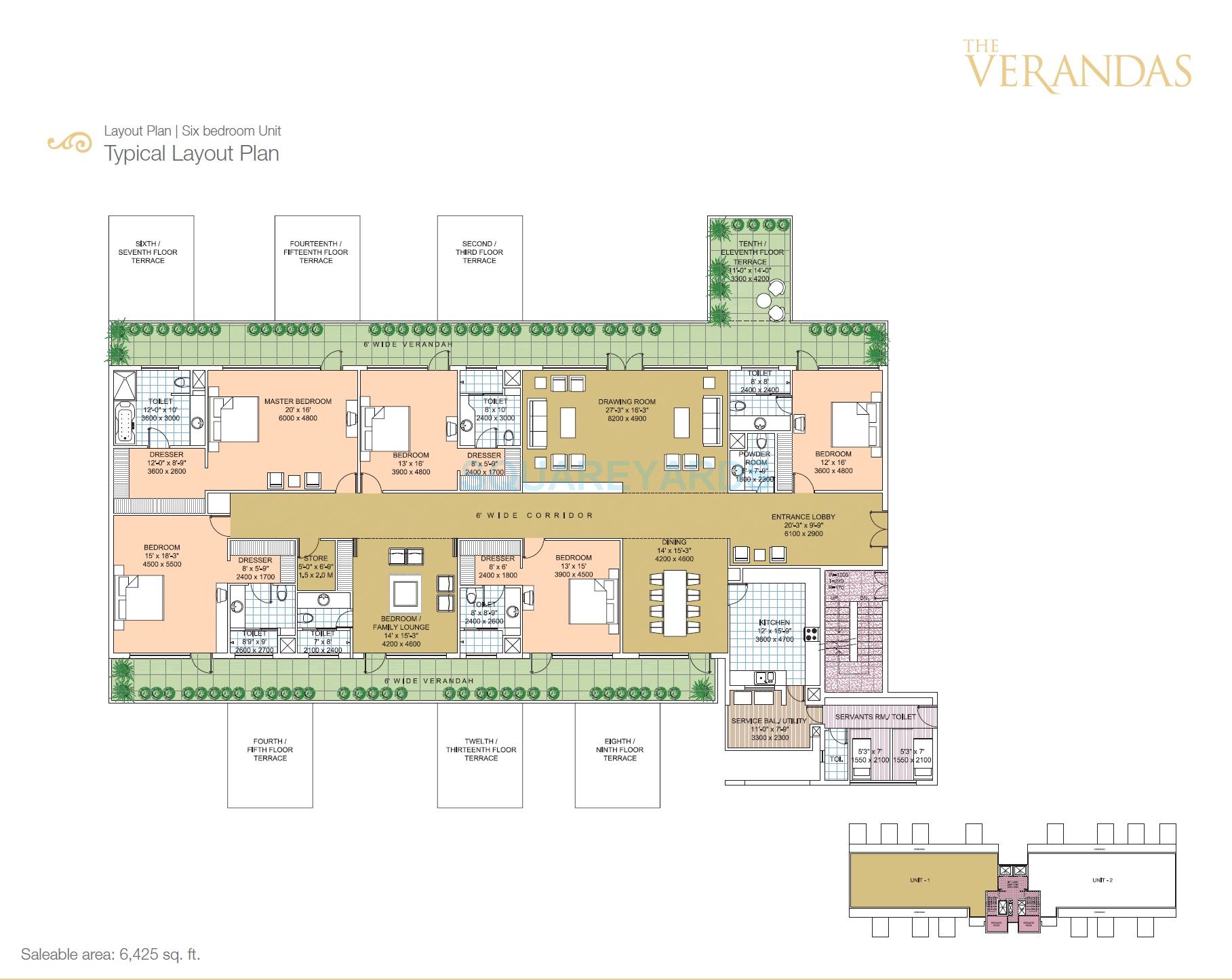 Salcon The Verandas — floor plan 3