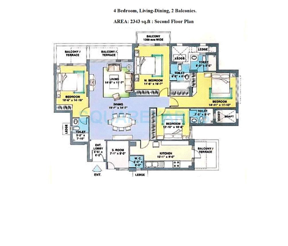 DLF Trinity Towers — floor plan 2