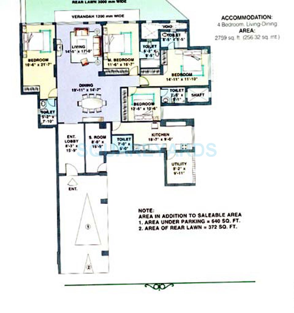 DLF Trinity Towers — floor plan 4