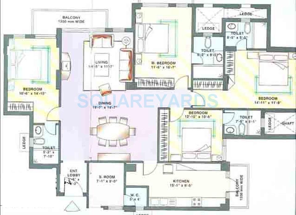 DLF Trinity Towers — floor plan 5