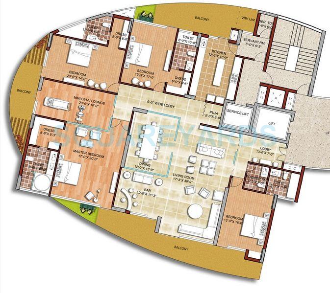 Krrish Monde De Provence — floor plan 1