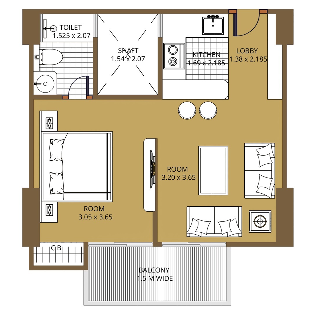 Purvanchal Sunbliss — floor plan 7