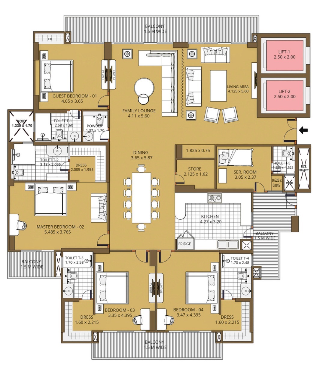 Purvanchal Sunbliss — floor plan 5