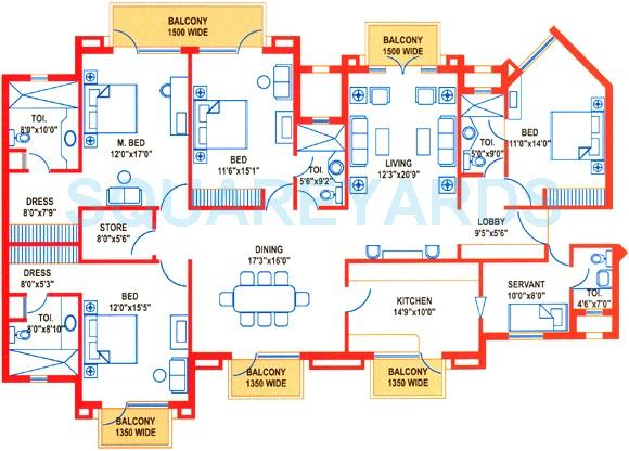 Suncity Heights — floor plan 3