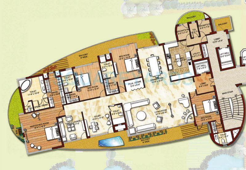 Krrish Provence Estate — floor plan 1