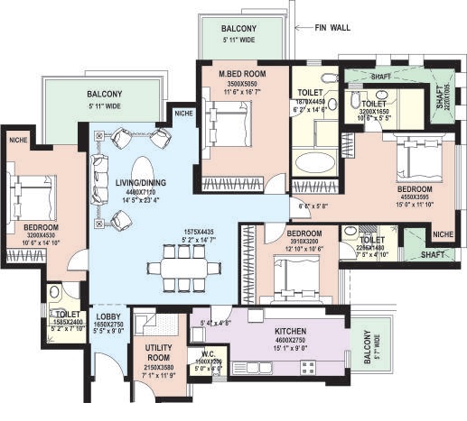 DLF Park Place — floor plan 4