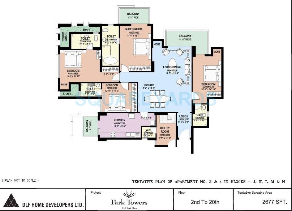 DLF Park Place — floor plan 3