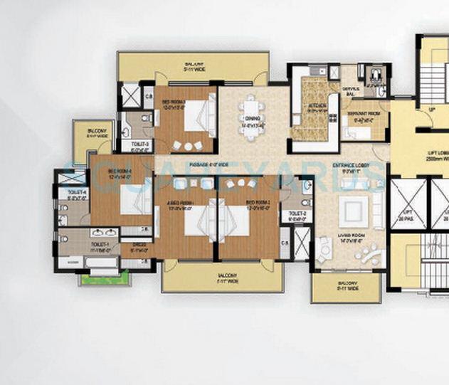 Krrish Shalimar Ibiza Town — floor plan 2