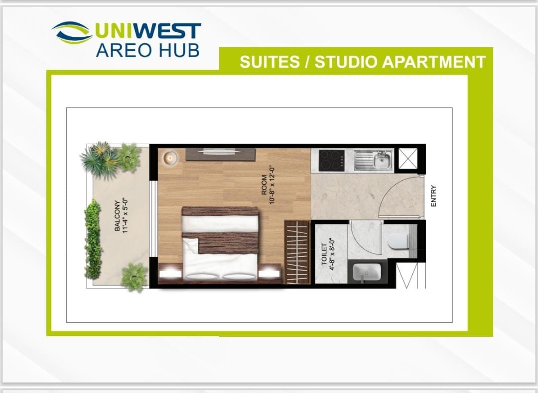 Uniwest Aero Hub — floor plan 1