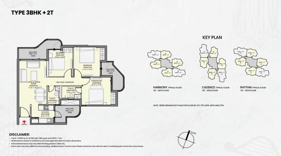 Eldeco Ballads Of Bliss — floor plan 2