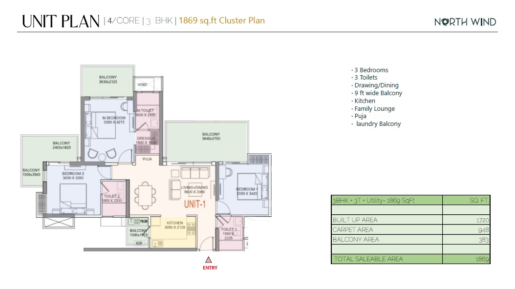 Northwind Sanctuary — floor plan 1