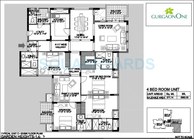 Alphacorp Gurgaon One 22 — floor plan 4