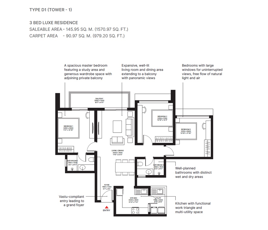 SOBHA Aurum — floor plan 5