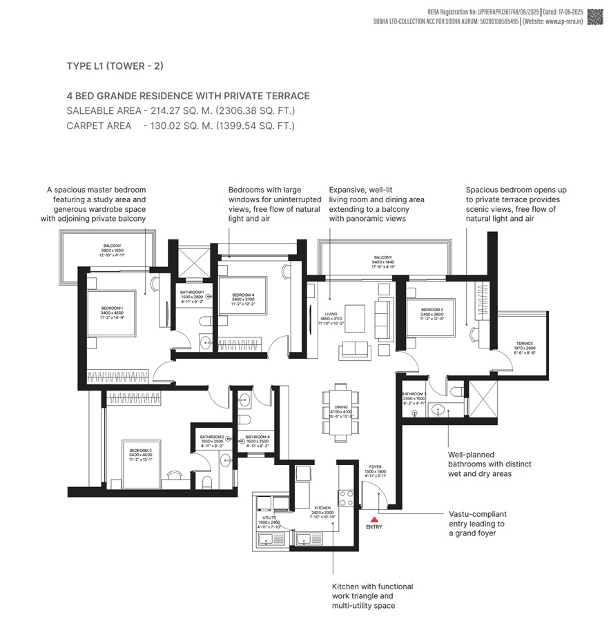 SOBHA Aurum — floor plan 9