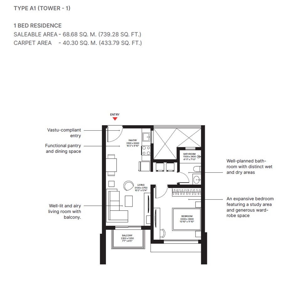 SOBHA Aurum — floor plan 2