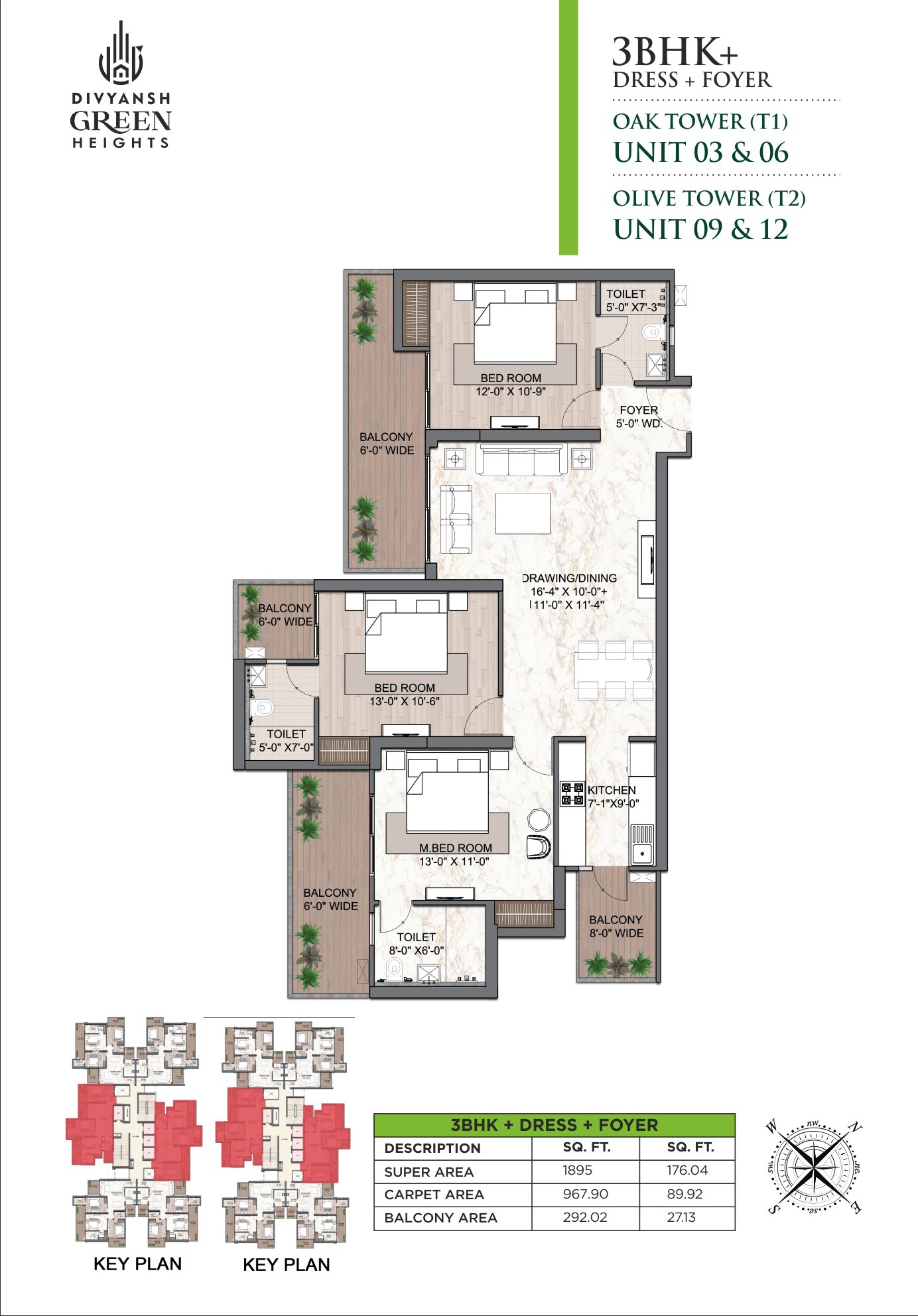 Divyansh Green Heights — floor plan 1