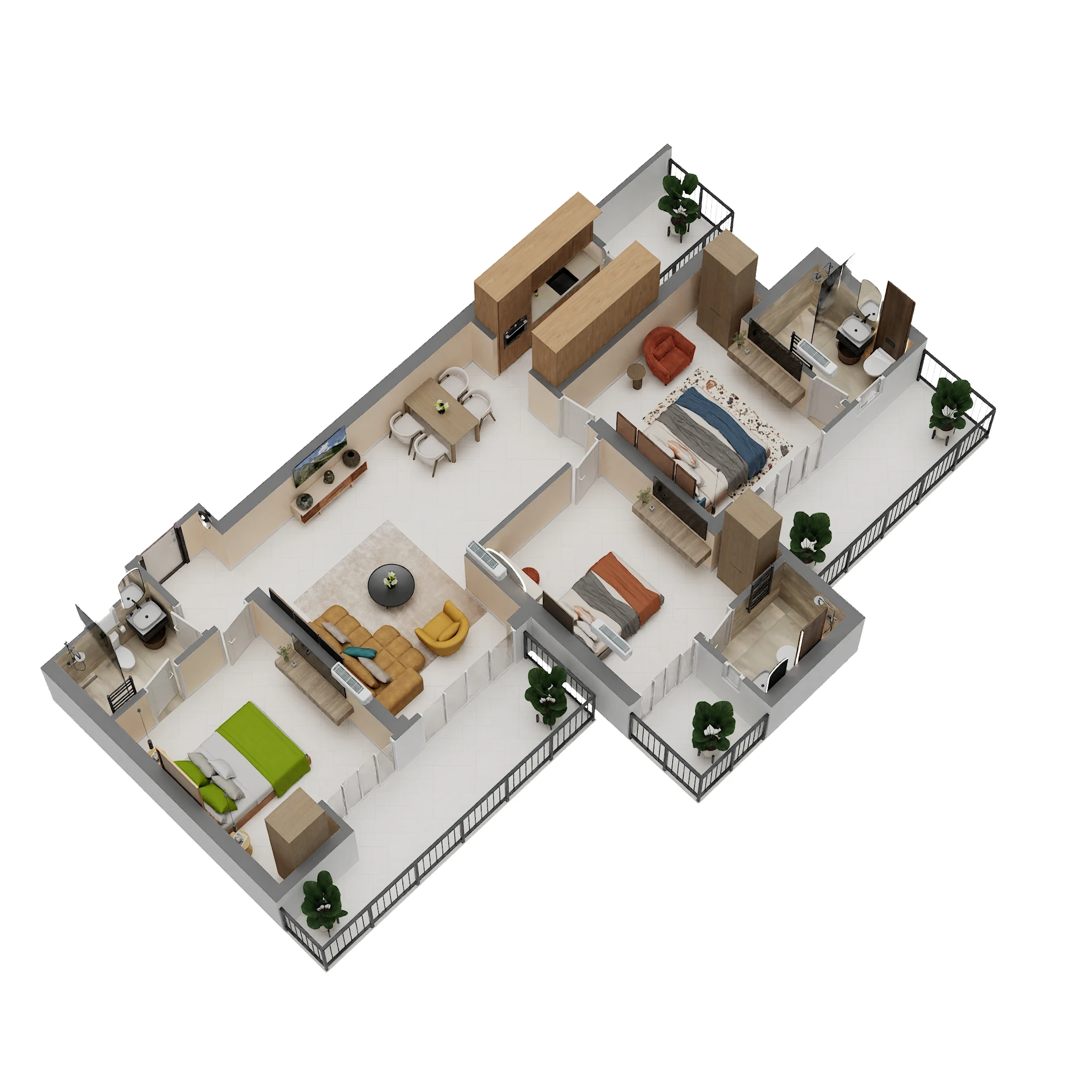 Divyansh Green Heights — floor plan 2